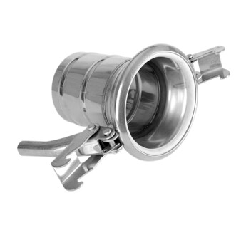 RACCORD A LEVIER FEMELLE A LIGATURER Ø100 - INOX 304