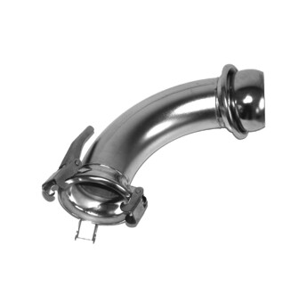 COUDE MALE / FEMELLE DIA 100 INOX 304