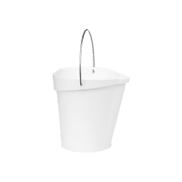 SEAU BLANC PLASTIQUE ECO 15 L
