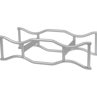 SUPPORT DE BARRIQUE INTERMEDIAIRE EN ALU / 225/300L