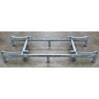 SUPPORT CN BASE PIEDS DE 100 MM POUR 2 FUTS DE 600 A 750 L - SUP-CN-DE