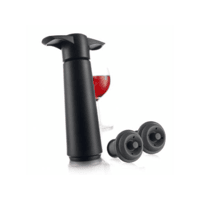 VACUVIN POMPE A VIDE NOIRE +2 BOUCHONS